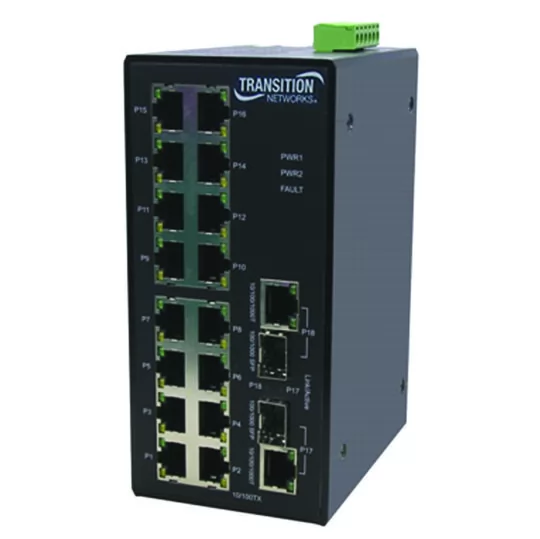 Conmutador Fast Ethernet reforzado y administrado SISTM1040-262D-LRT-B