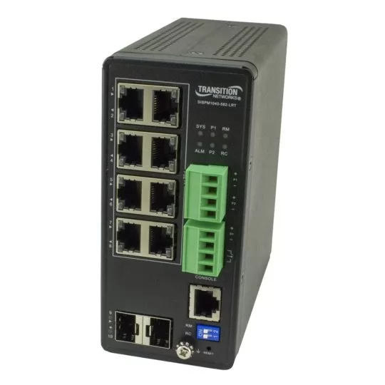 Conmutador Gigabit Ethernet PoE++ reforzado y administrado SISPM1040-582-LRT